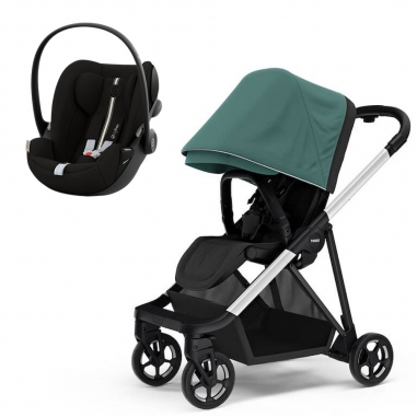 Pack Poussette Shine Silver Thule +...