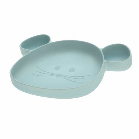 Assiette en Silicone Bleu Little Chums Lässig Lässig - 1