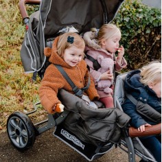 Nouvelle Poussette Triplet Anthracite Childhome Childhome - 6