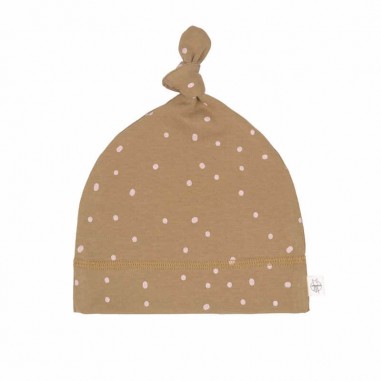 Bonnet de Naissance Pointillés Curry Lässig