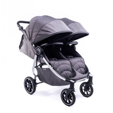 Nouvelle Poussette Double Easy Twin 4 Châssis Silver Baby Monsters Baby Monsters - 1