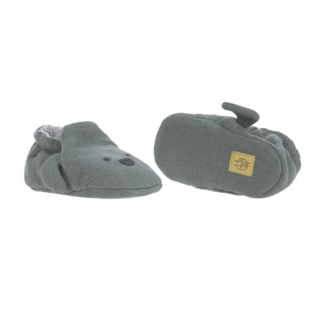 Chaussons Bébé en Coton Bio Little Chums Chien Lässig