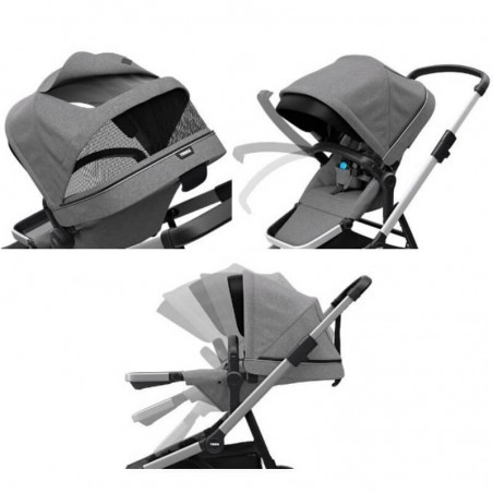 Poussette Double en Ligne Tout-Terrain Sleek 2 Thule Thule - 6