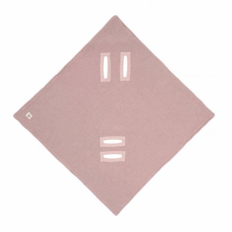 Couverture Enveloppante pour Siège-Auto en Coton Bio Rose Sombre Lässig Lässig - 3