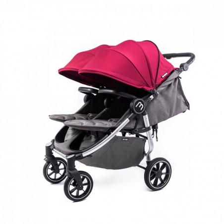 Pack Trio Easy Twin 4 Silver + 2 Nacelles Rigides Baby Monsters + 2 Coques Aton 5 Cybex Baby Monsters - 3