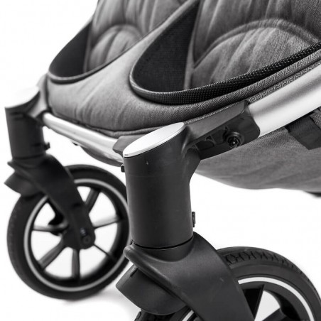 Pack Trio Easy Twin 4 Silver + 2 Nacelles Rigides Baby Monsters + 2 Coques Aton 5 Cybex Baby Monsters - 67