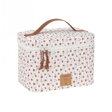 Trousse de Toilette Vanity Nomade pour Bébé Fleurs Blanc Lässig Lässig - 1